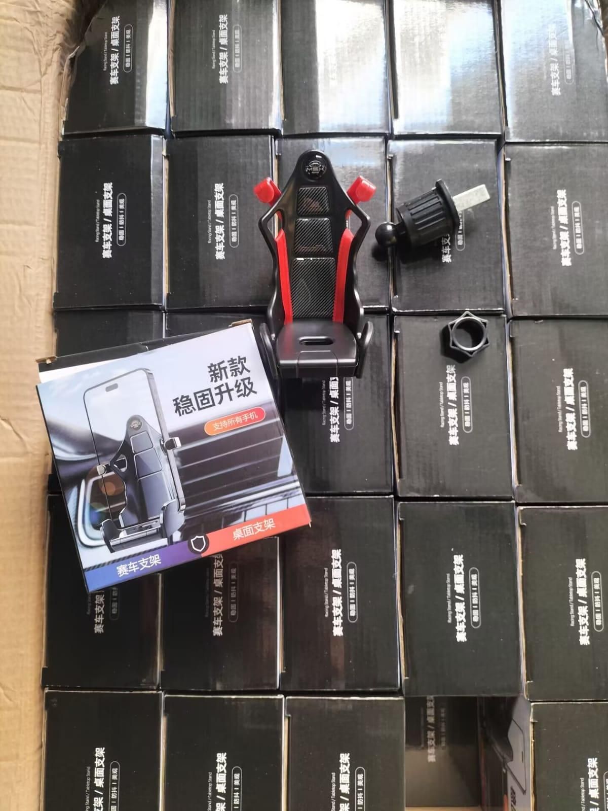 Car Phone Holder Mount for All Smartphones (Red)