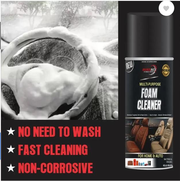 Multipurpose Foaming Car Interior And Exterior Cleaner Foam Spray (Pack of 2)