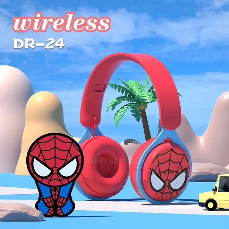 Kids Bluetooth Headphones Spider-Man HiFi Wireless-1