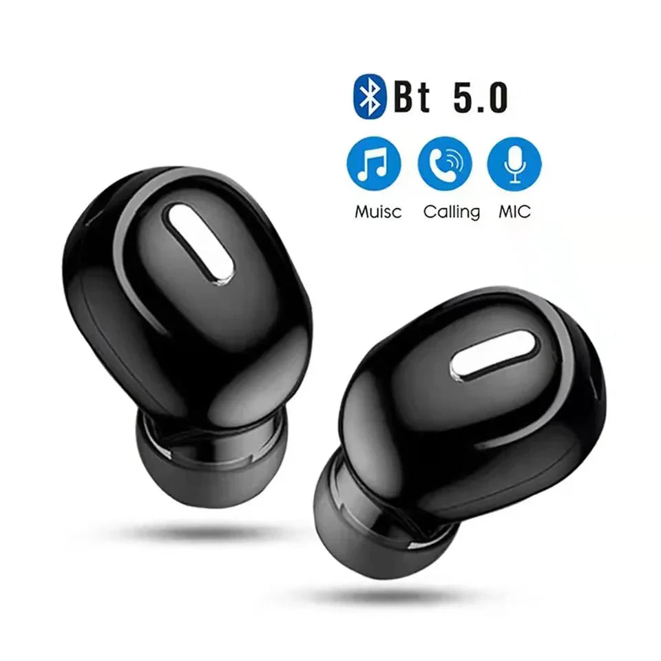 Wireless Bluetooth 5.0 Earphone with Mic – Single In-Ear Sports Headset-1